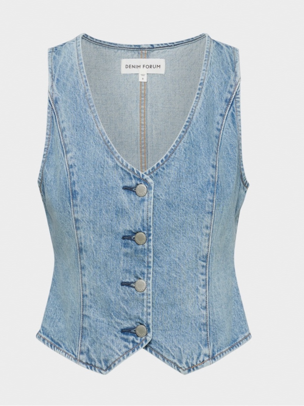 Aritzia x Denim Forum The '90s Mia Denim Vest
